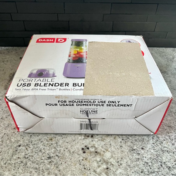 NIB Dash Portable USB Blender With Bonus Jar - Picture 7 of 14